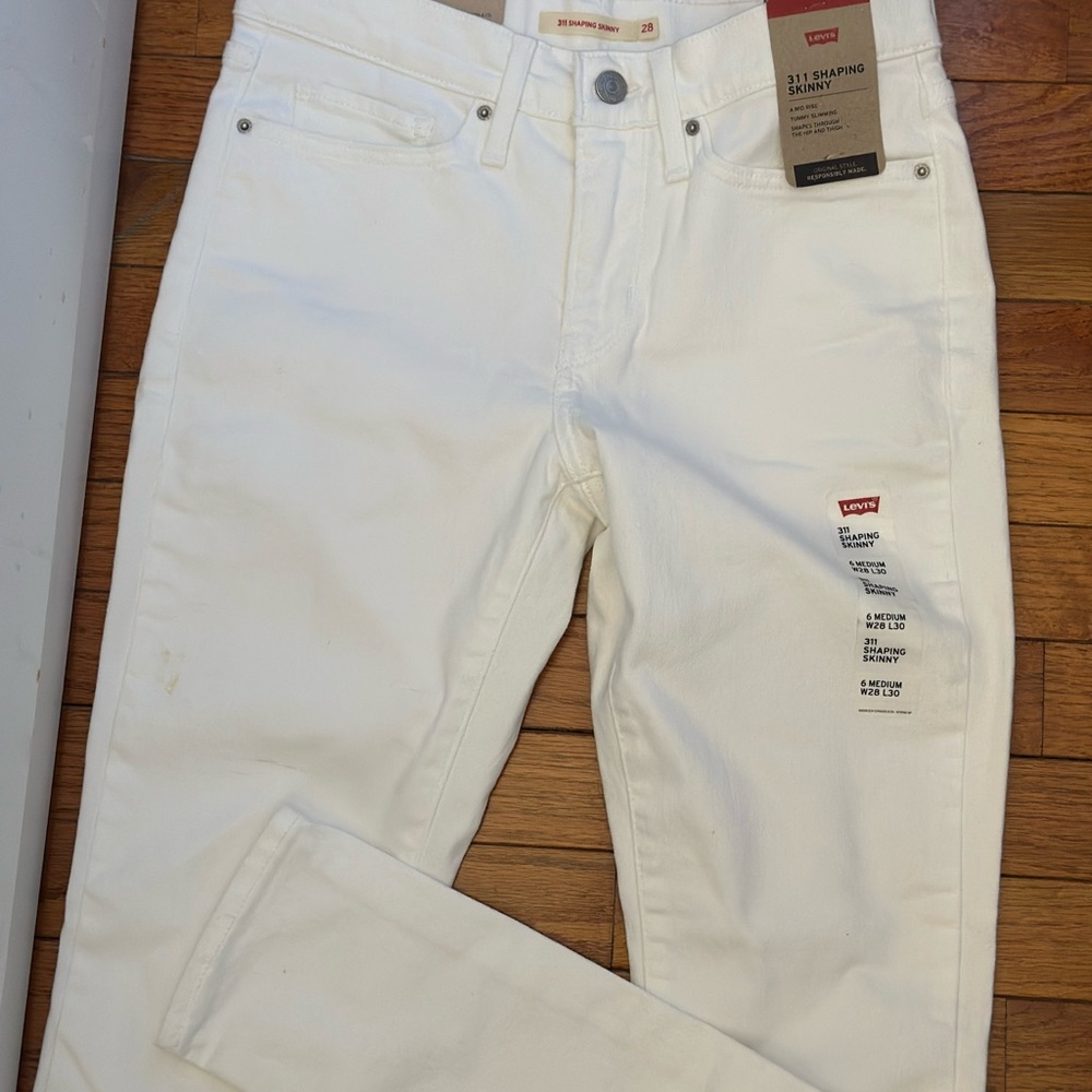 Levi's White 311 Shaping Skinny Jeans